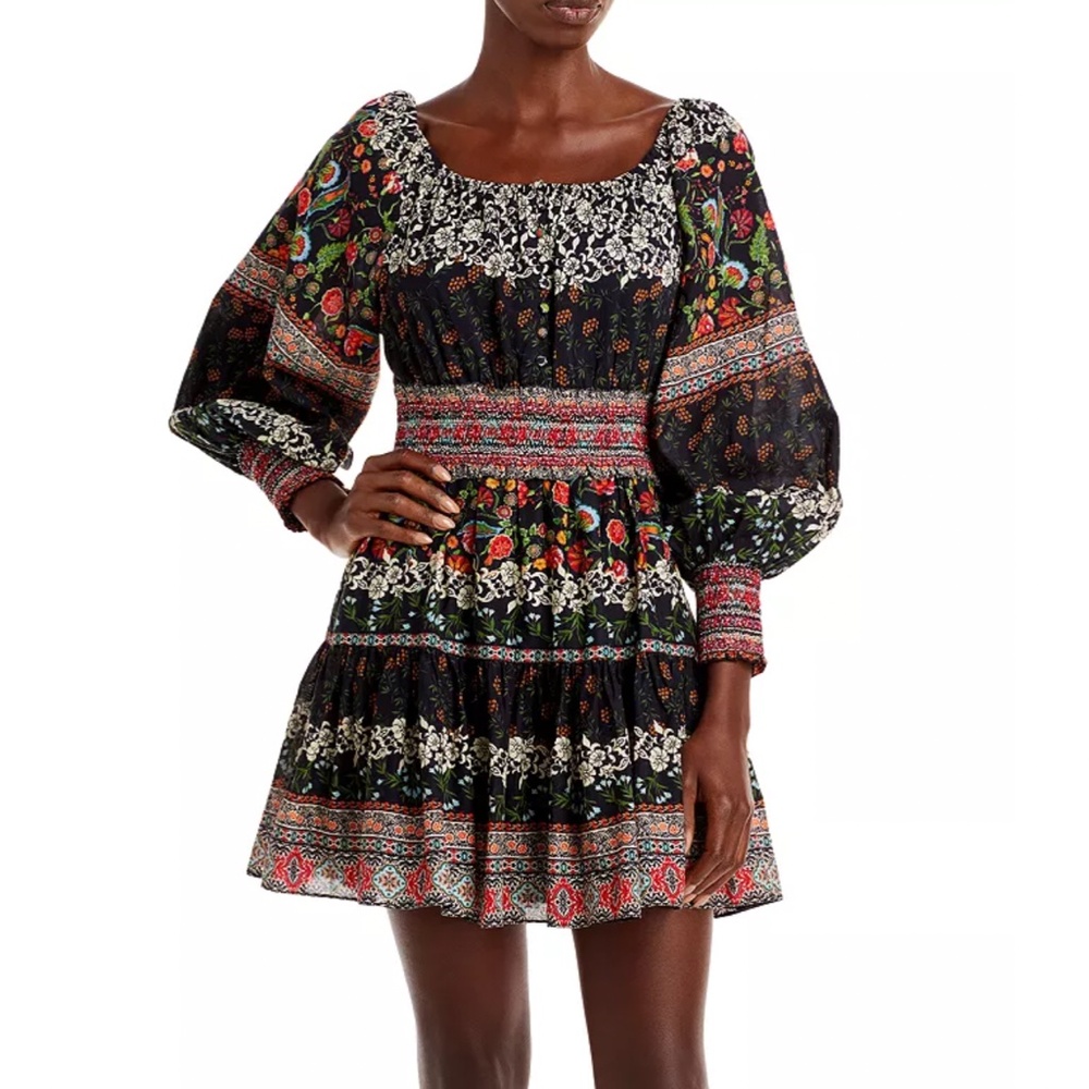 ALICE + OLIVIA Women's Clementina Scoop-Neck Mini Dress